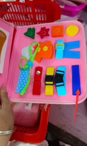 New Busy Book Children’s Sensory Learning Toy – Montessori Busy Board for Toddlers