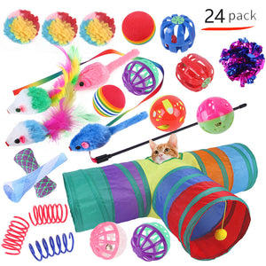 Pet Cat Toy Tunnel Set – Interactive Channel Play for Cats & Kittens