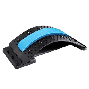 Back Massager – Adjustable Lumbar Massage & Spine Stretcher | Pain Relief Device