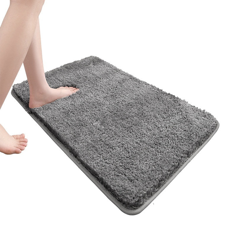 Thickened Anti-Slip Plush Bathroom Mat – Soft, Absorbent & Machine Washable