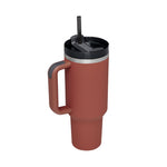 40oz Personalized Stainless Steel Coffee Tumbler – Insulated Travel Mug with Handle