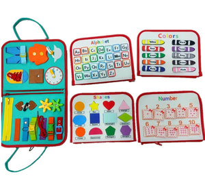 New Busy Book Children’s Sensory Learning Toy – Montessori Busy Board for Toddlers