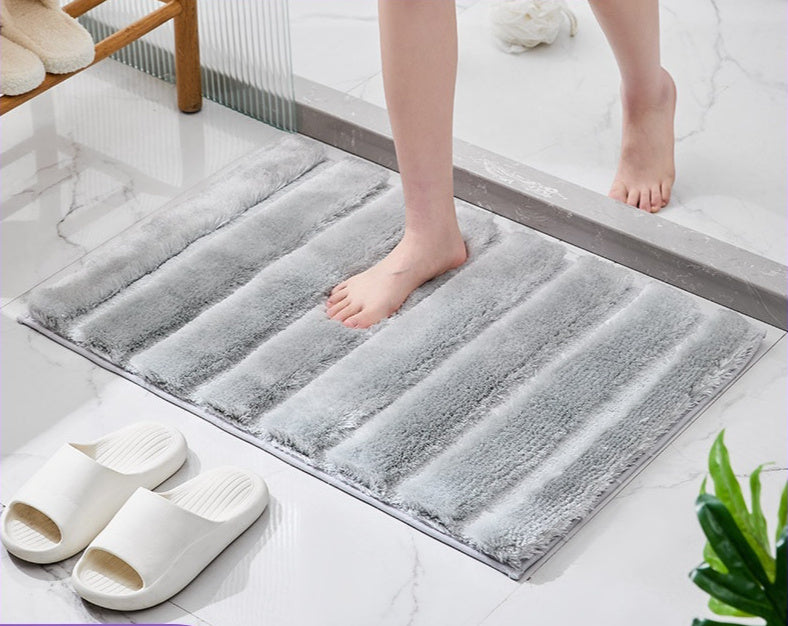 Thickened Anti-Slip Plush Bathroom Mat – Soft, Absorbent & Machine Washable