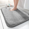 Bathroom Absorbent Floor Mat – Soft Flannel, Non-Slip, Quick-Dry & Stylish
