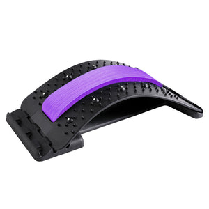 Back Massager – Adjustable Lumbar Massage & Spine Stretcher | Pain Relief Device
