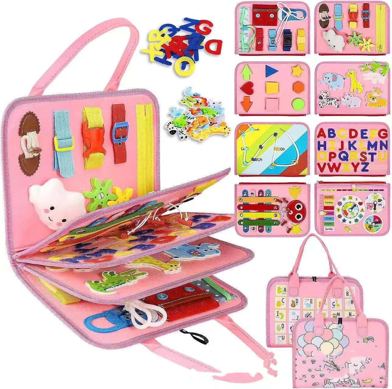 Felt Learning Board – DIY Early Education Activity Toy for Kids