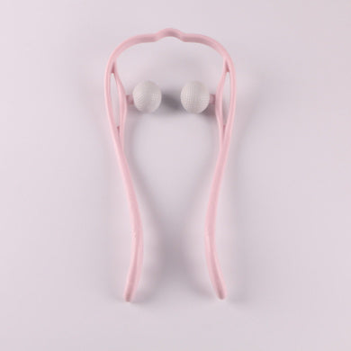 Multifunctional 6-Roller Neck Massager | Manual Massage Tool for Pain Relief