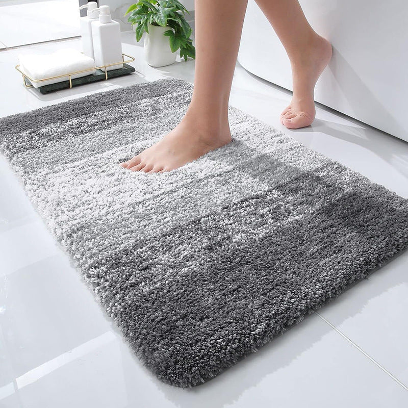 Gradually Microfiber Non-Slip Floor Mat – Soft, Durable, Snowflake Pattern