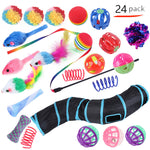 Pet Cat Toy Tunnel Set – Interactive Channel Play for Cats & Kittens