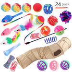 Pet Cat Toy Tunnel Set – Interactive Channel Play for Cats & Kittens