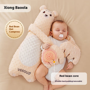 W9Q Wenou Baby Hug Soothing Sleep Pillow – Anti-Startle Plush Palm Doll for Kids