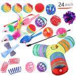 Pet Cat Toy Tunnel Set – Interactive Channel Play for Cats & Kittens
