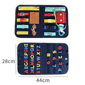 New Busy Book Children’s Sensory Learning Toy – Montessori Busy Board for Toddlers