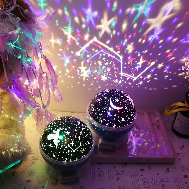 Creative Starry Sky Projection Lamp – Romantic Light for Flowers, Cakes & Gift Displays
