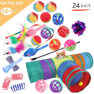 Pet Cat Toy Tunnel Set – Interactive Channel Play for Cats & Kittens
