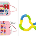 New Busy Book Children’s Sensory Learning Toy – Montessori Busy Board for Toddlers