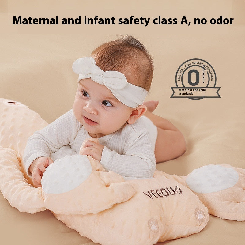 W9Q Wenou Baby Hug Soothing Sleep Pillow – Anti-Startle Plush Palm Doll for Kids