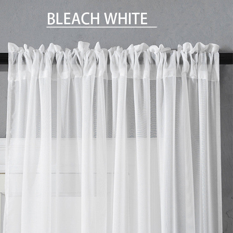 Factory Direct Terylene Window Screen Curtain – Nordic Style Light-Filtering Drapes
